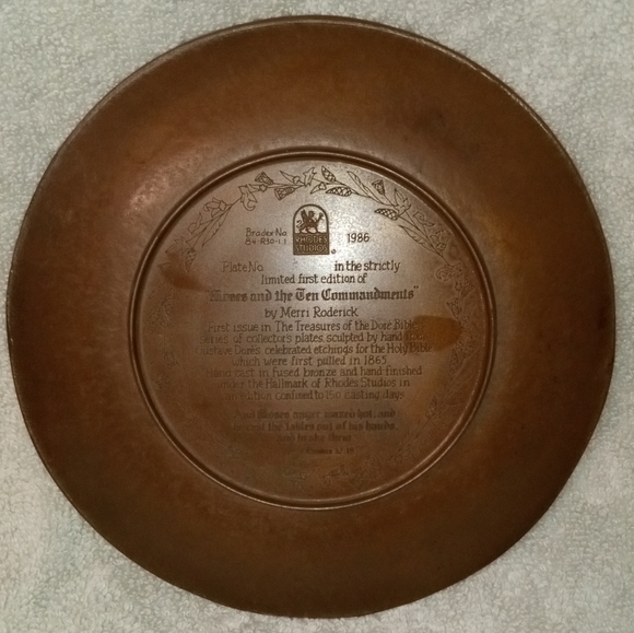 Limited 1st Edition Moses & the 10 Commandments by Rhodes Studios Merri Roderick - Picture 3 of 4